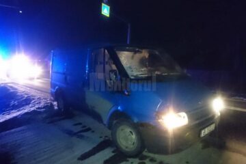 Mașina implicată în accident sursa foto Monitorul de Botoșani