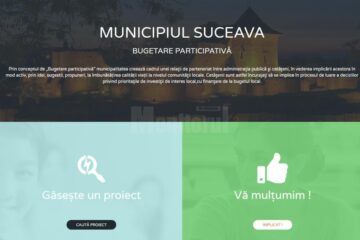 Platforma online pentru bugetul participativ al Sucevei