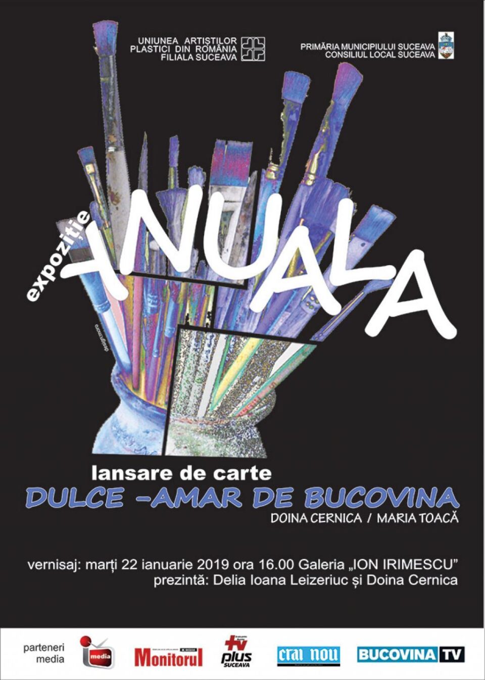 Vernisajul expoziției „Anuala”, marți, la Galeria „Ion Irimescu” Suceava
