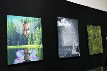 Momente emoționante la expoziția de grafică digitală „Îngeri pentru înger”, la Biblioteca Bucovinei