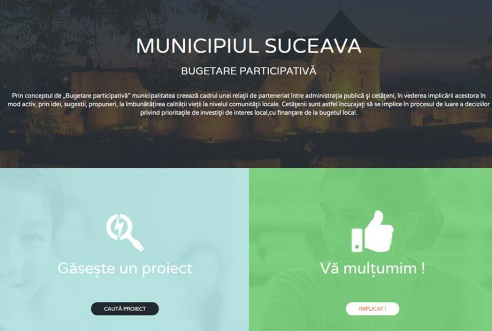 Sucevenii au decis prin vot proiectele care să fie finanțate cu un milion de euro în 2019