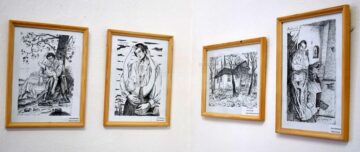 Expoziția de grafică „Uni…vers eminescian”, la Muzeul de Artă “Ion Irimescu”