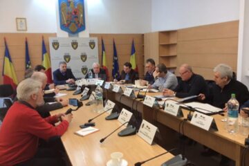 Întrunirea de ieri dimineață de la sediul Primăriei Rădăuți