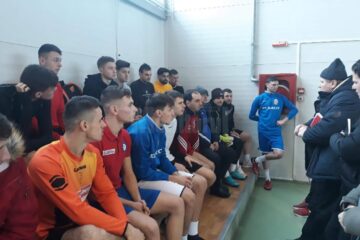 Primul antrenament al fălticenenilor a avut loc în sală