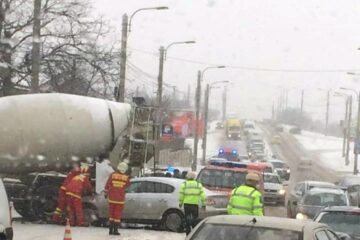 Accidentul s-a petrecut în dreptul intrării la fostul IRIC
