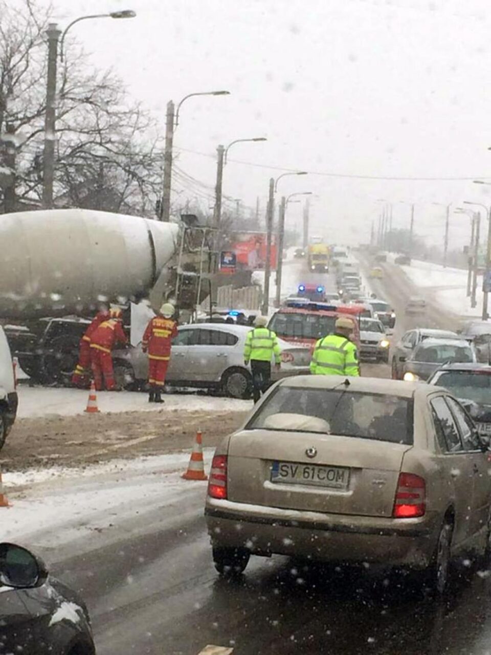 Accidentul s-a petrecut în dreptul intrării la fostul IRIC