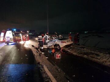Imagini de coșmar la locul accidentului