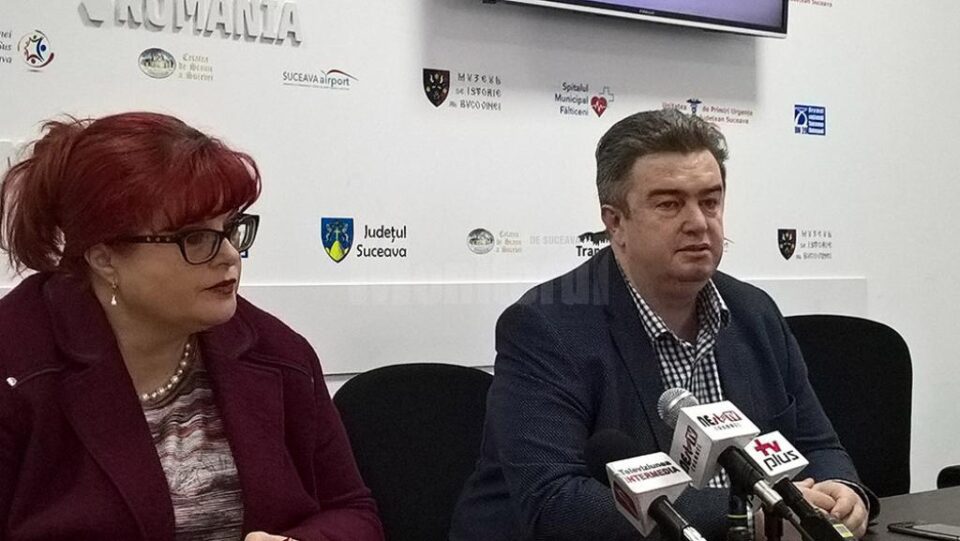 Cătălina Vartic și liderul Pro România Suceava, Cătălin Nechifor