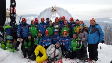 Cununie pe pârtie Sursa foto: Orion TV
