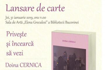 Lansarea cărții „Privește și încearcă să vezi”, de Doina Cernica
