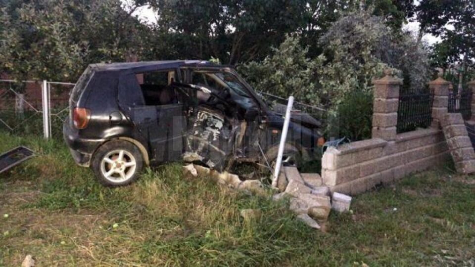 Mașina implicată în accidentul mortal de la Salcea