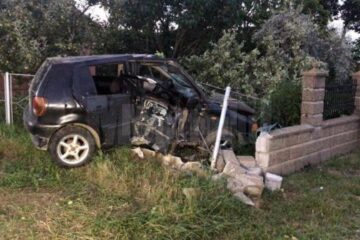 Mașina implicată în accidentul mortal de la Salcea