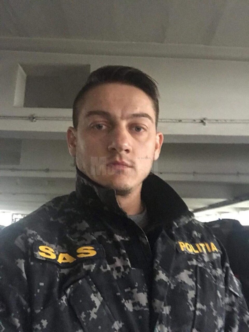 Polițistul sucevean Dan Ciprian Sfichi, înainte de atacul criminal