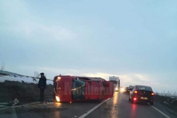 Accident cu trei mașini pe E 85, la ieșirea din Suceava spre Pătrăuți