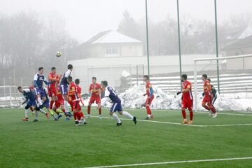 Șomuz a câștigat cu 3-1 amicalul cu FC II Botoșani. Foto Cronica de Falticeni