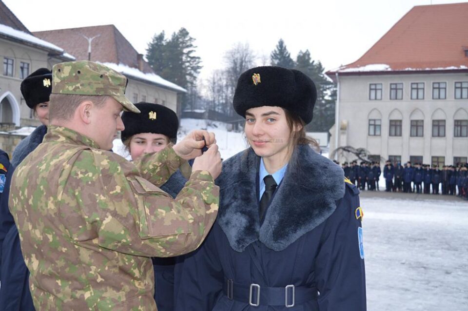 Elevii militari din primul an de studiu au fost înaintați în grad pentru merite deosebite