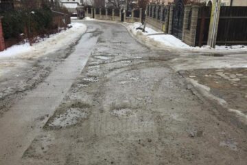 Strada Rulmentului arată ca după bombardament