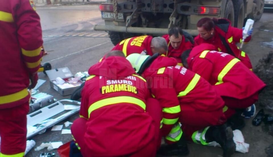 Imagini de coșmar la locul accidentului