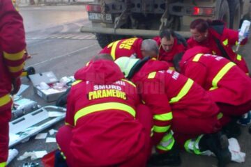 Imagini de coșmar la locul accidentului