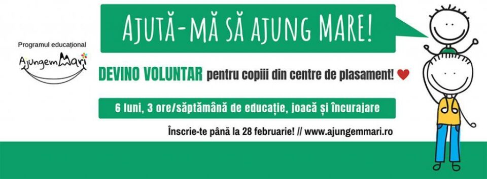 Apel la voluntariat pentru educația copiilor din centrele de plasament din județ