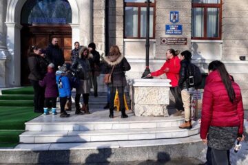 Protestul părinților copiilor cu nevoi speciale