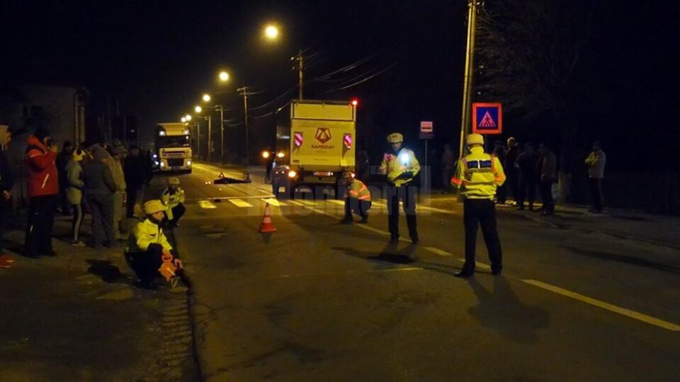 Un bărbat a fost călcat pe o trecere de pietoni în Câmpulung Moldovenesc