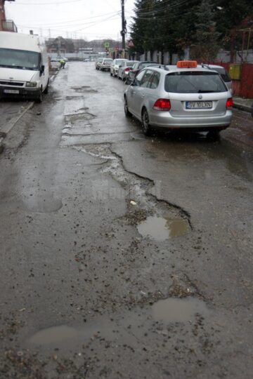 Topul celor mai distruse străzi din municipiul Suceava