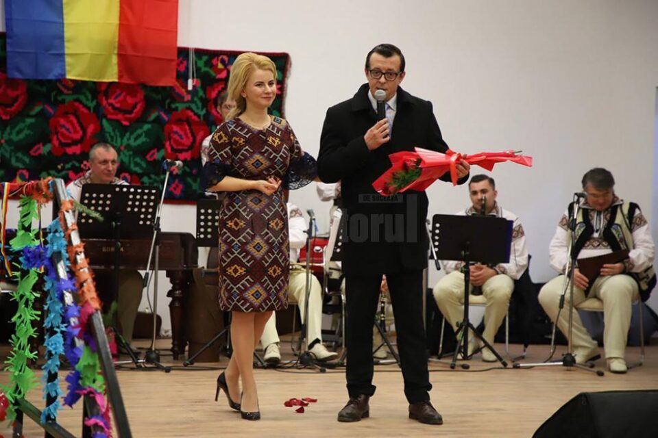 Mihaela Bârsan și prof. Johannes-Raimund Onesciuc