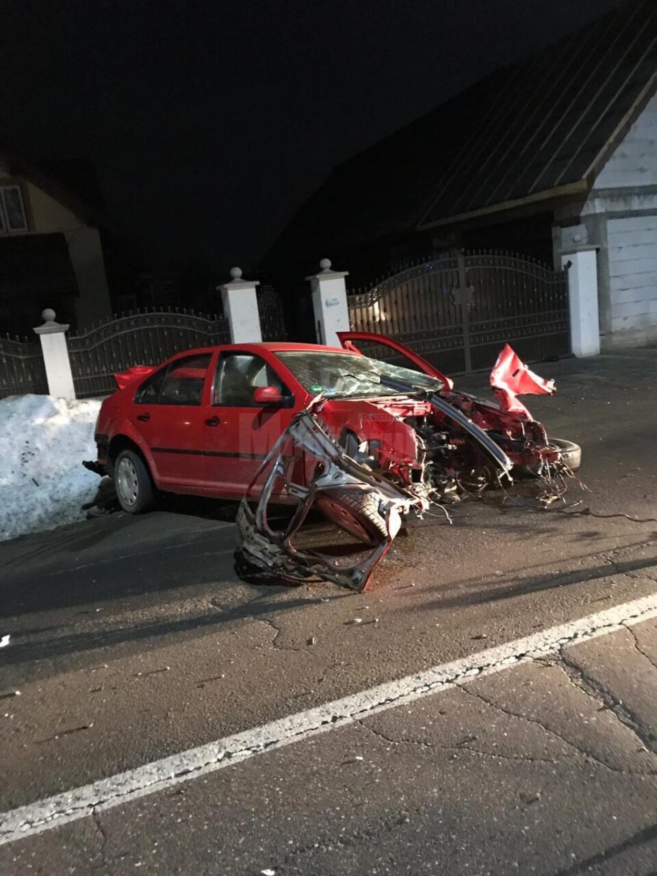 Accidentul a fost foarte violent