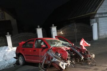 Accidentul a fost foarte violent