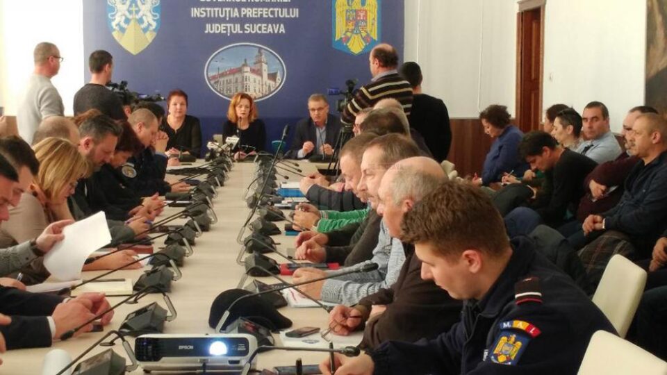 Comitetul Județean pentru Situații de Urgență, convocat ieri de prefect