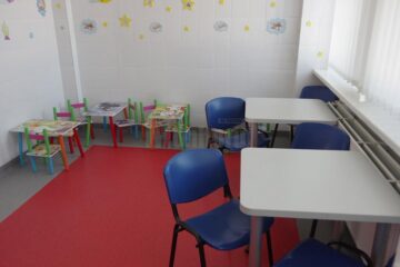 Salon din secția Pediatrie a Spitalului de Urgență „Sfântul Ioan cel Nou” din Suceava