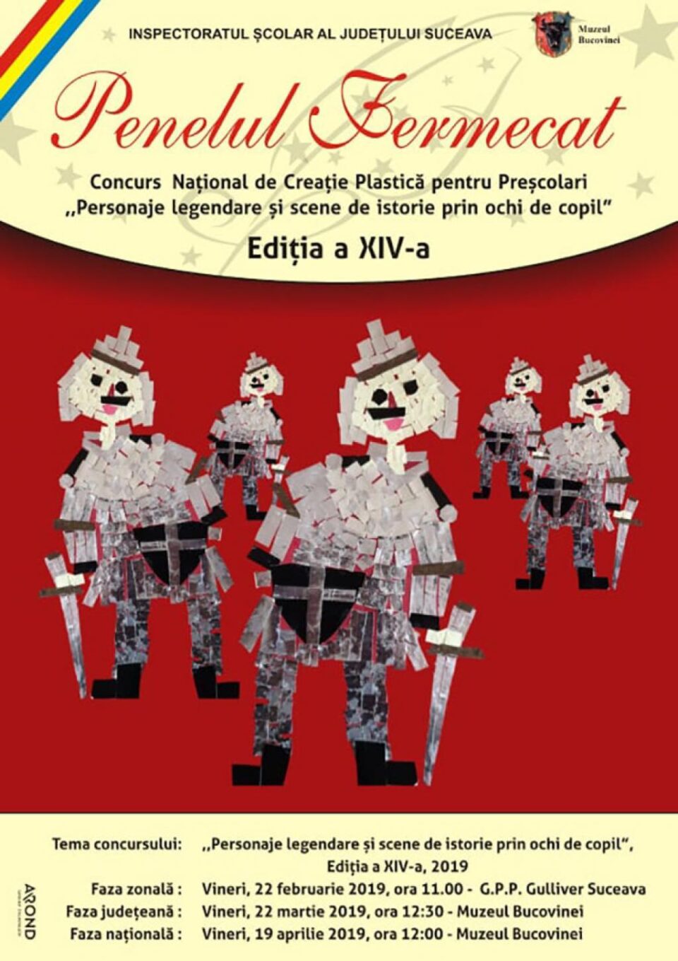 Vernisajul expoziției ,,Personaje legendare și scene de istorie prin ochi de copil”, astăzi, la Grădinița ,,Gulliver”