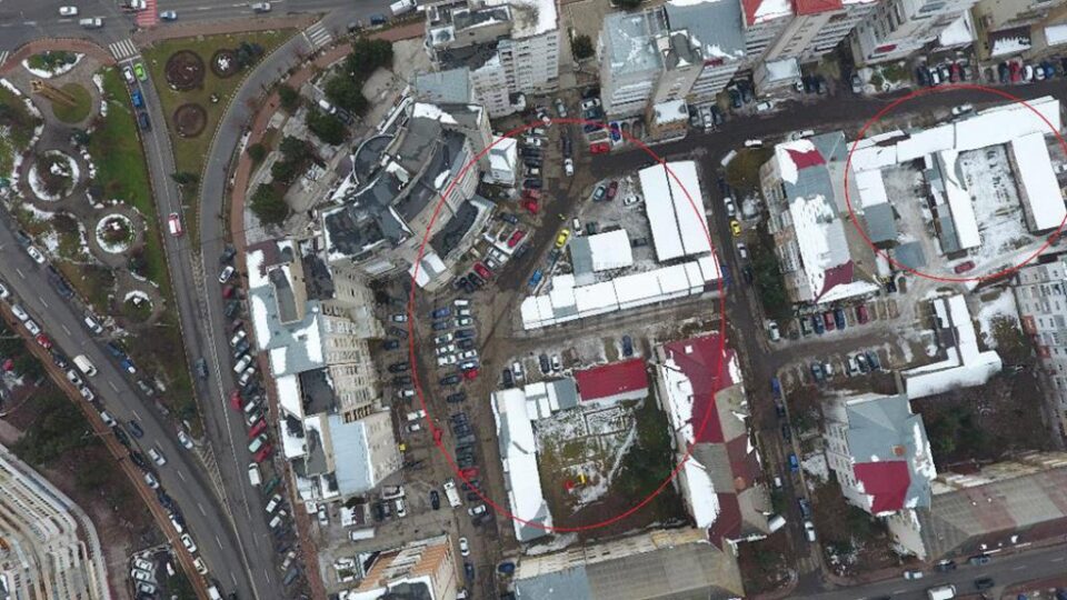 Locația din cartierul Obcini în care s-ar putea construi parcări supraterane