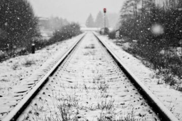 Doi frați au fost prinși în timp ce furau componente ale căii ferate