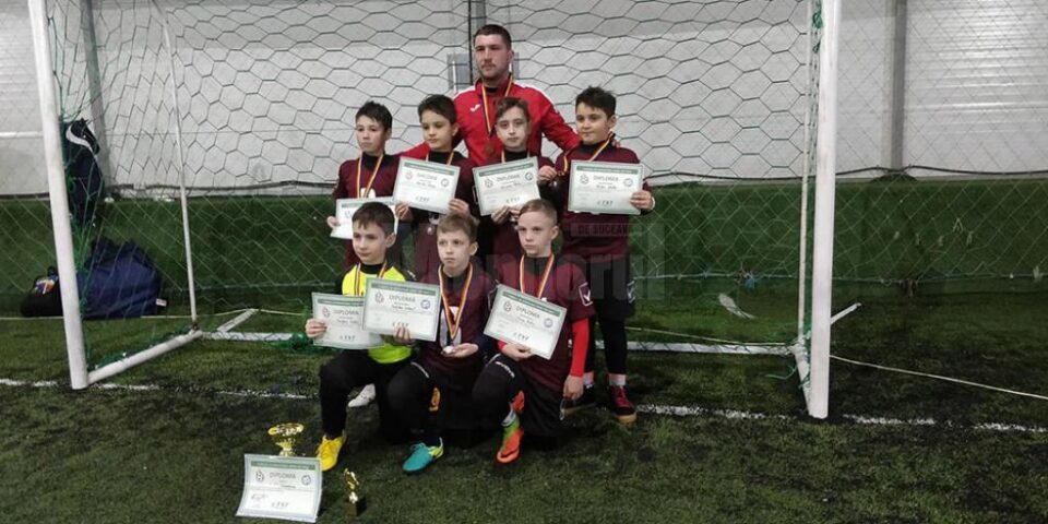 Micii fotbaliști de la LPS Suceava s-au clasat pe locul trei la Bacău