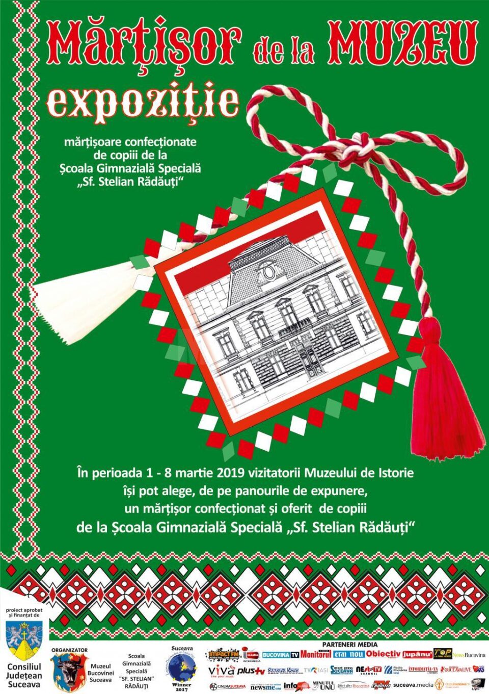 „Mărțișor de la Muzeu”, proiect de educație muzeală, la Muzeul de Istorie Suceava