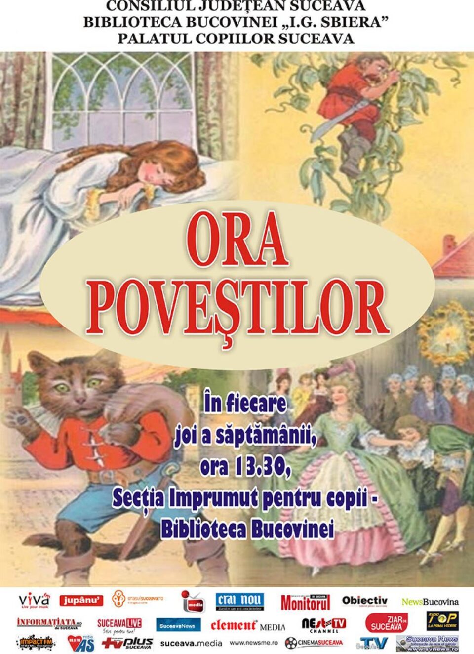„Ora poveștilor”, la Biblioteca Bucovinei „I. G. Sbiera”