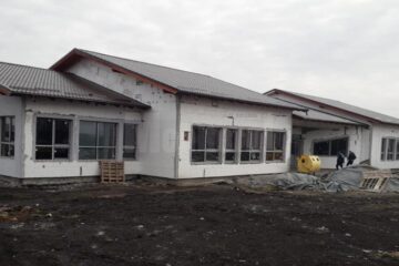 Grădinița din Moara Nică este deja ridicată, iar acum se lucrează la interioare