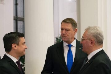 Primarul Sucevei si cel al Iasiului, alaturi de Președintele României, Klaus Johannis