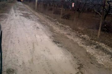 Strada Traian Popovici, una dintre zecile de străzi de pământ care urmează să fie asfaltate anul acesta