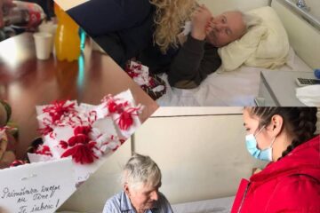 Bolnavii din spitalul municipal câmpulungean, vizitați în prima zi de Mărțișor de elevi ai Colegiului Silvic „Bucovina”