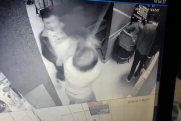 Scenele violente surprinse în interior