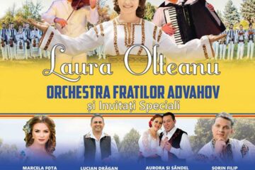Spectacol folcloric susținut de Laura Olteanu, Orchestra Fraților Advahov și invitați speciali, pe scena suceveană