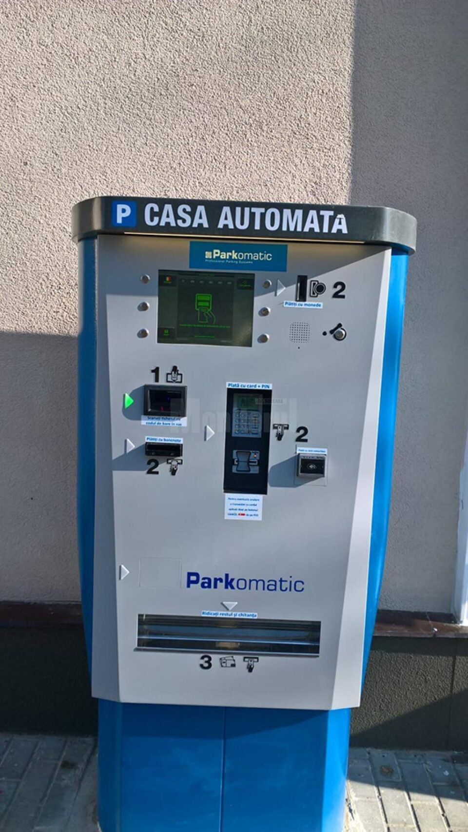 Parcometrul de la Spitalul Vechi