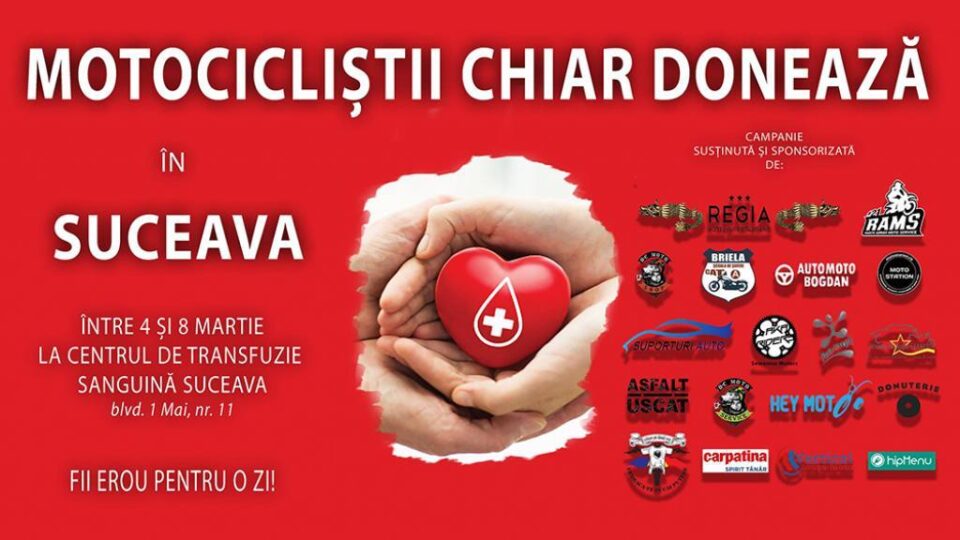 „Motocicliștii chiar donează”