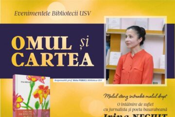 Scriitoarea, traducătoarea și jurnalista Irina Nechit, la USV