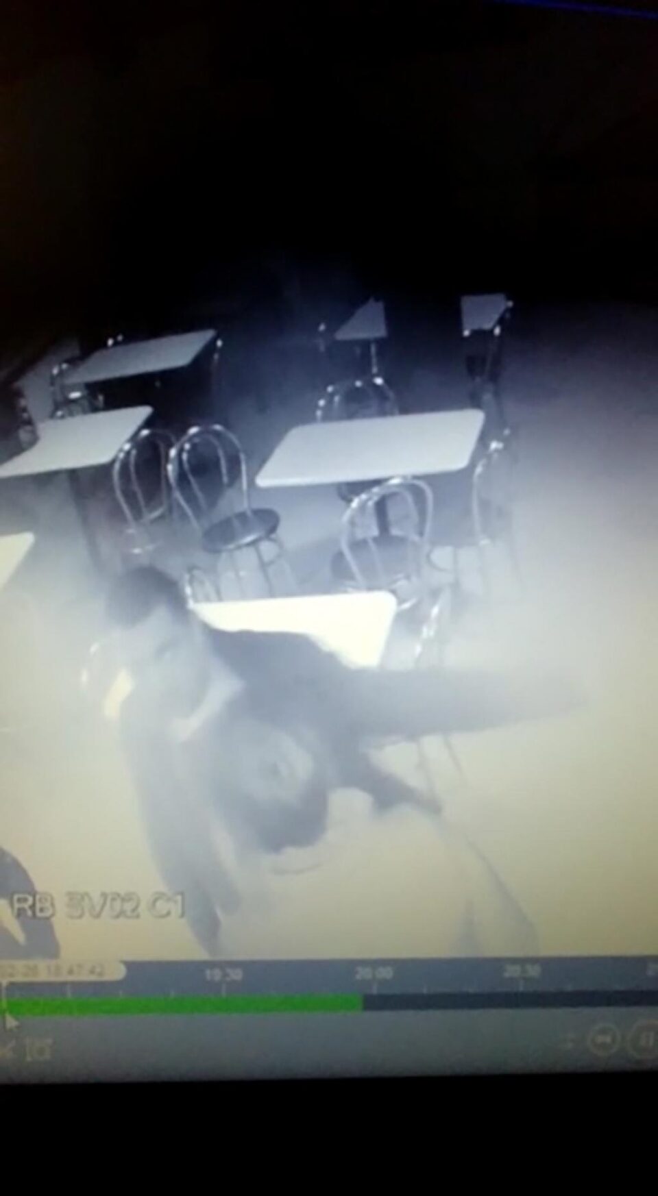 Scenele violente surprinse de camerele video