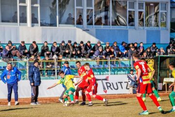 Ionuț Artenie a fost unul dintre cei mai buni jucători ai Forestei în disputa cu FC II Botoșani. Foto Costi Solovastru