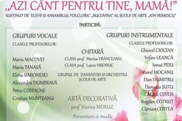 „Azi cânt pentru tine, mamă!”